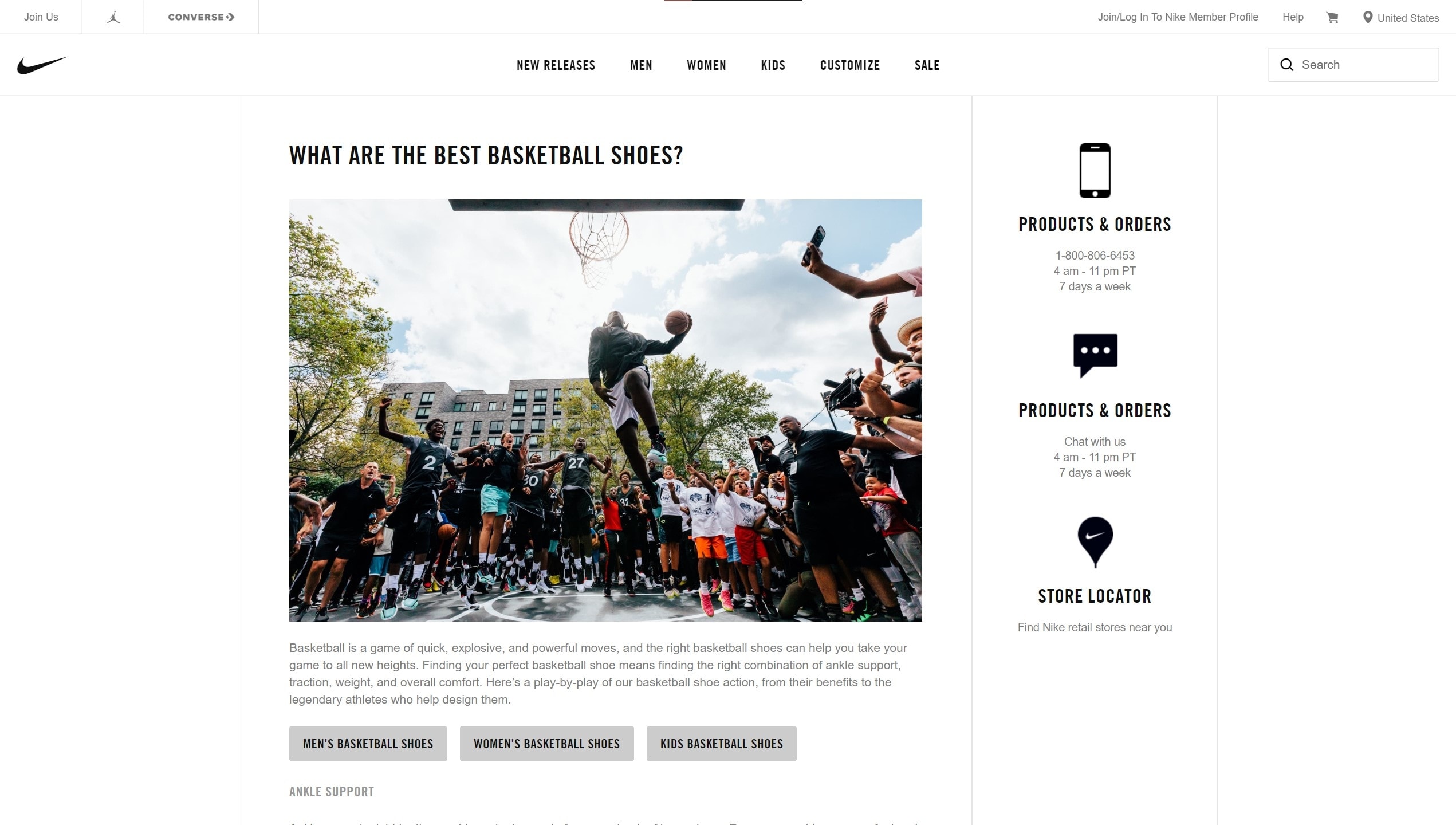 Showcase Nike